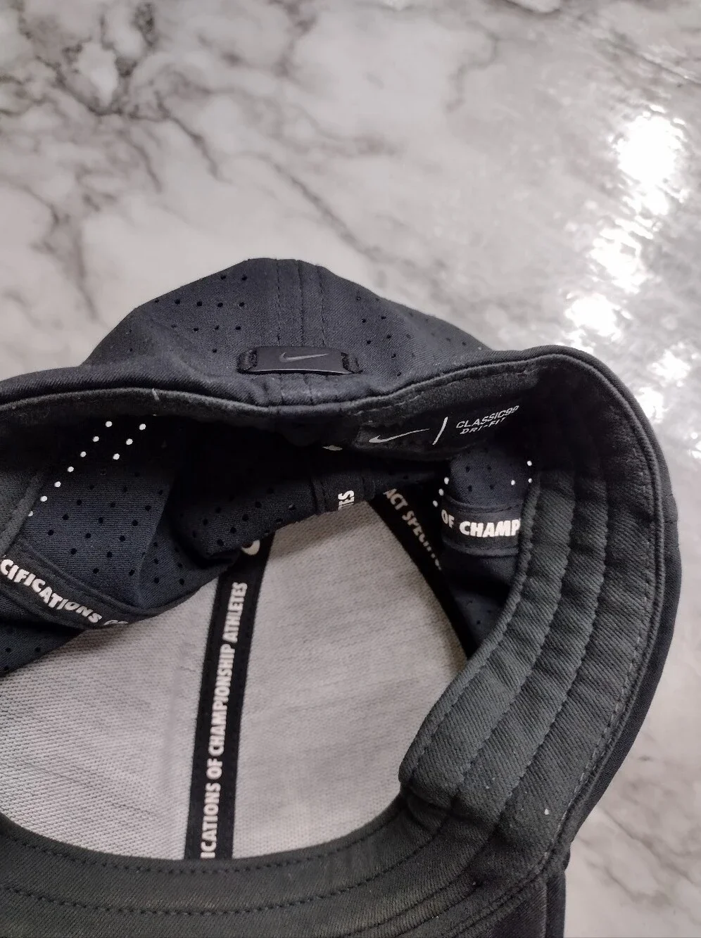 Nike Black Performance Swoosh Cap